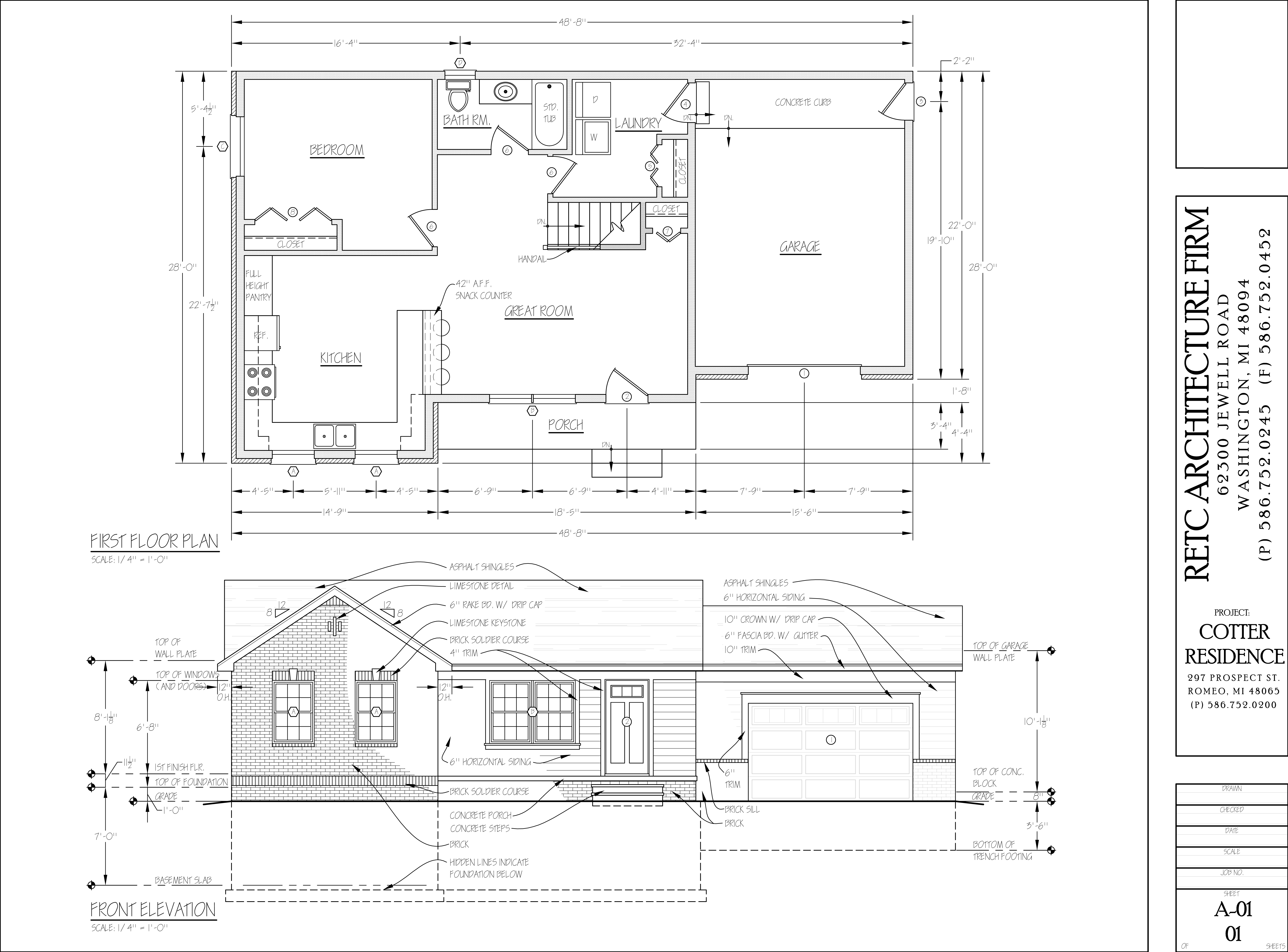 1. General Projects ROMEO HIGH SCHOOL dossin
