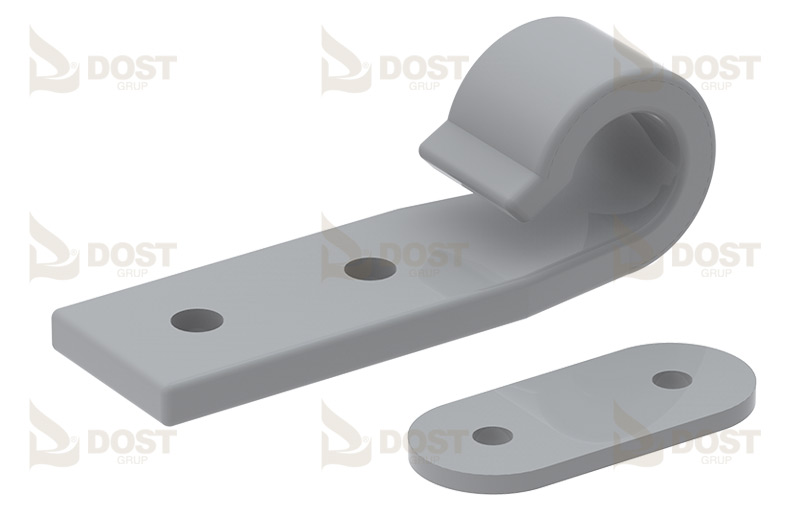 Flat Hook Open Type & Plastic Dost Teknik