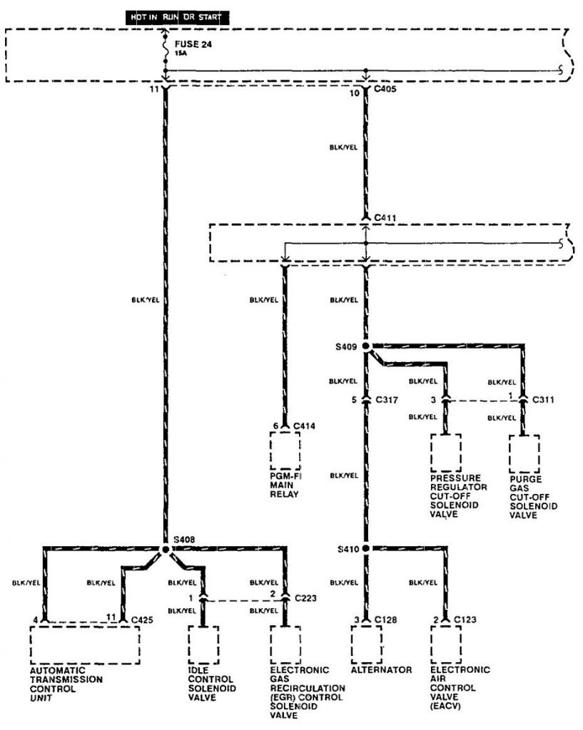 1990 Acura Integra Fuse Box Diagrams