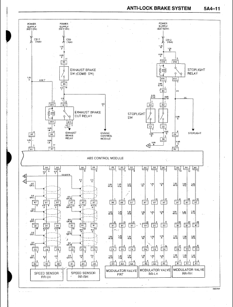 1990 Isuzu Impulse Fuse Box Diagrams