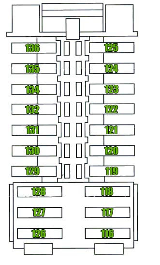 2009 Mercedes-Benz C300 Fuse Box Diagrams