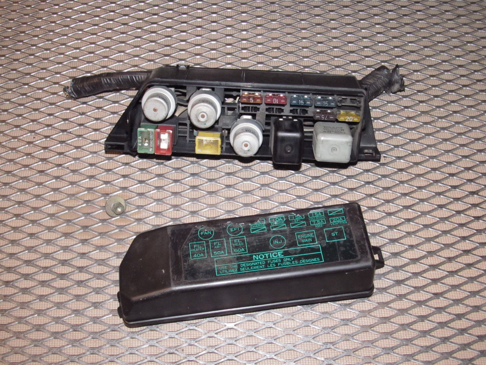 1989 Toyota MR2 Fuse Box Diagrams