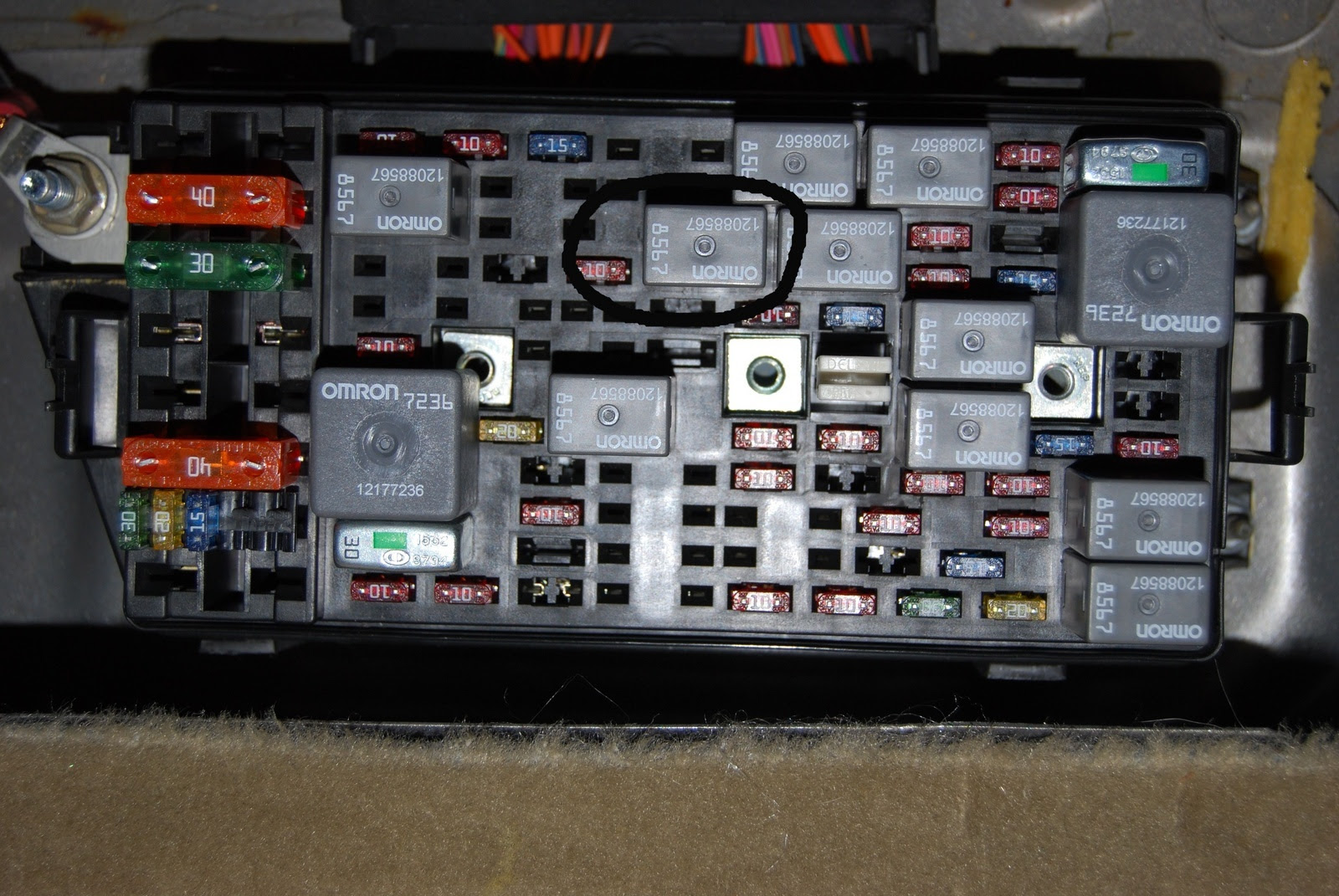 1990 Buick LeSabre Fuse Box Diagrams