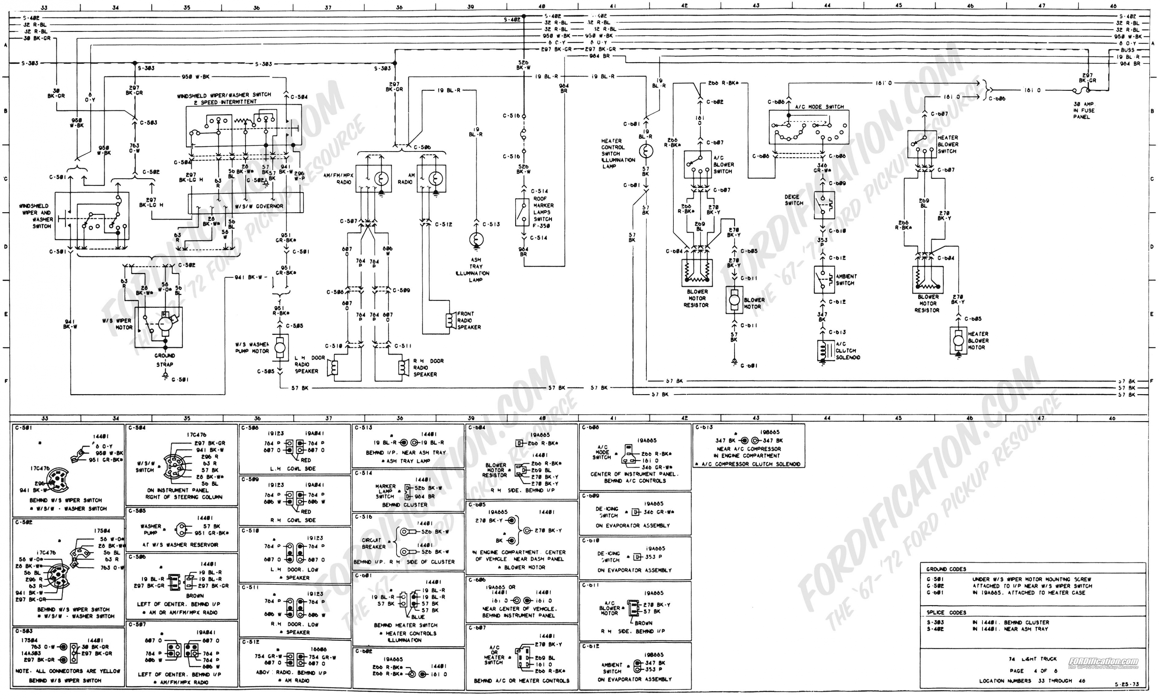2007 Ford Expedition 2WD Fuse Box Diagrams