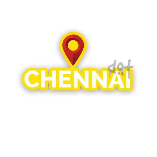 Chennai Location Pin Laptop Sticker Dot Badges