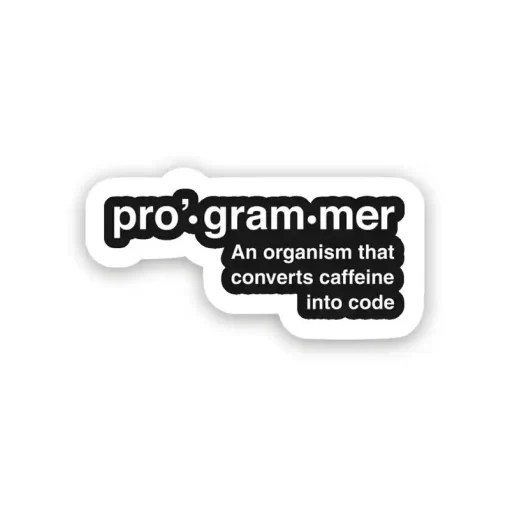 Programmer Laptop Sticker Dot Badges