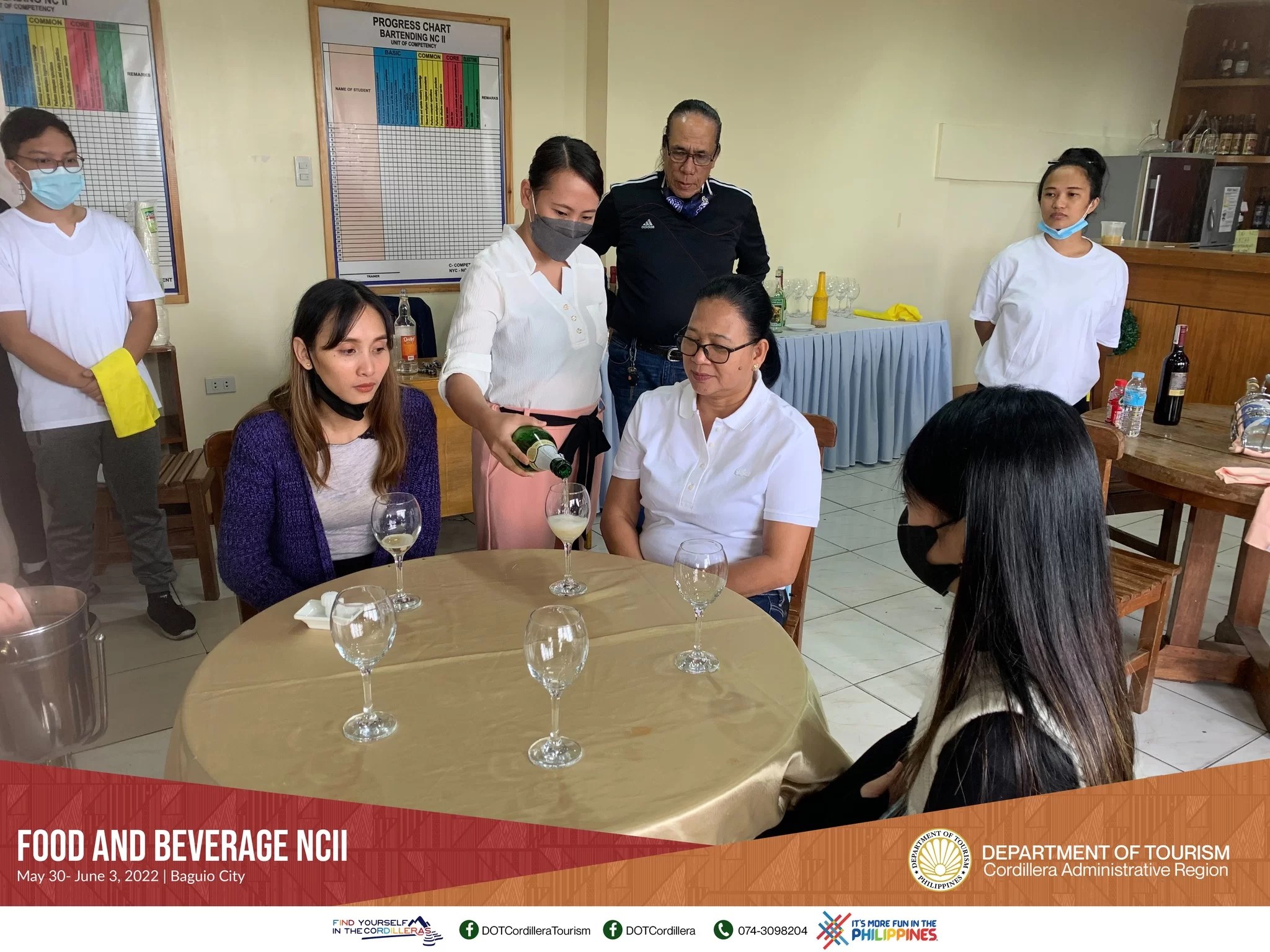 5day training on Food & Beverage Services Department of Tourism