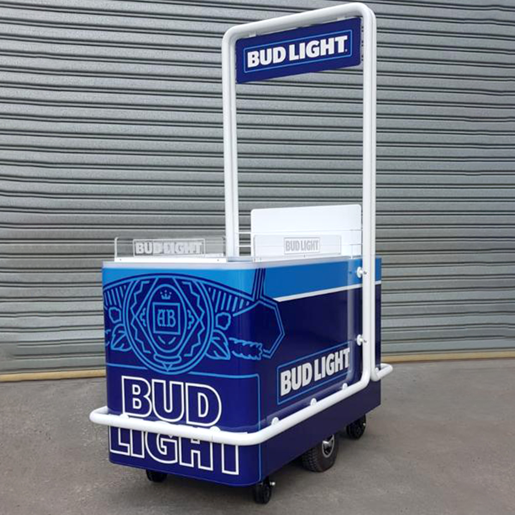 Commercial Beverage Cart Dot Design