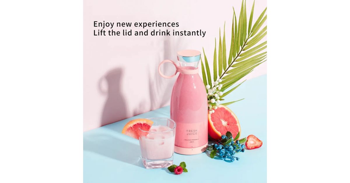 Portable TikTok Juicer/Blender Pink DotDune