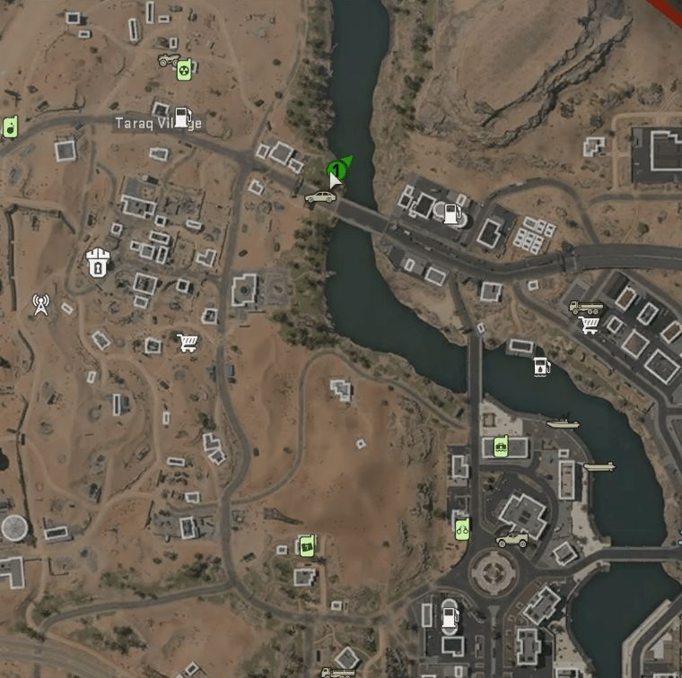 Where to use the Taraq River Supply Shack key in DMZ