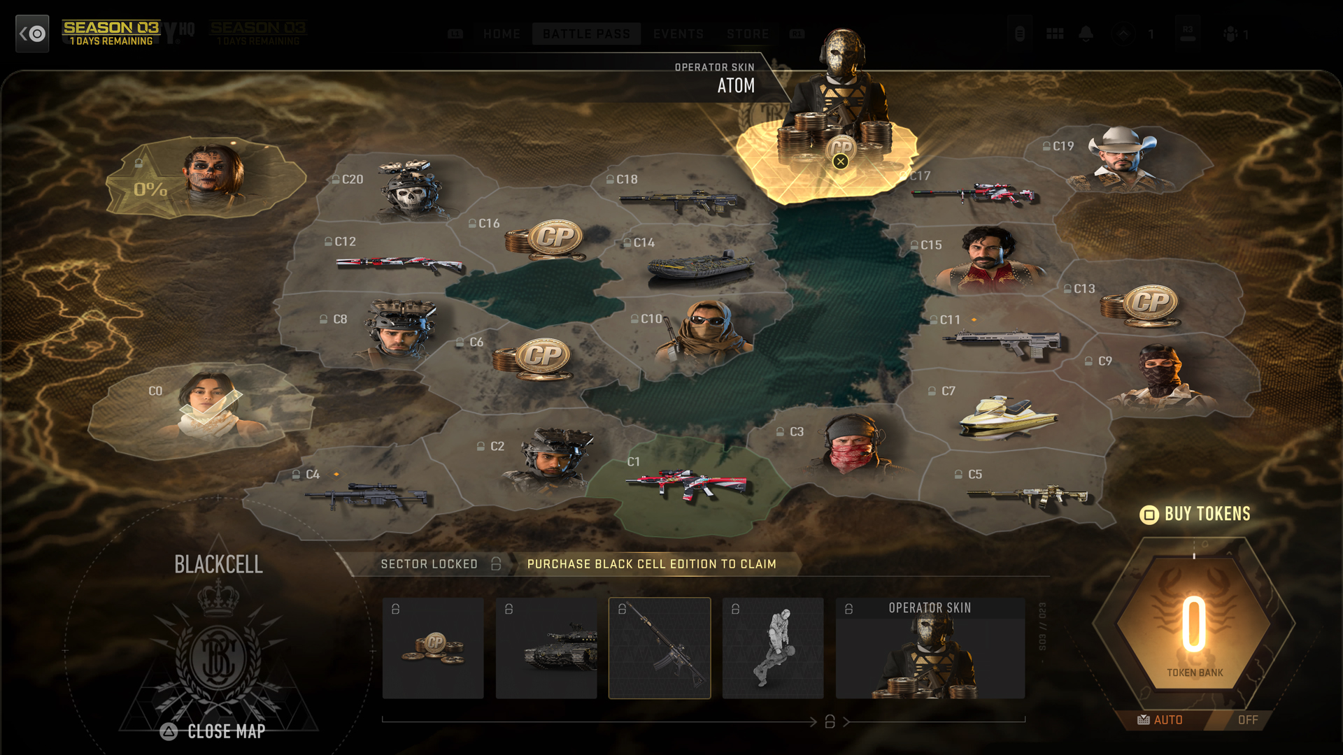 How to switch between automatic and manual battle pass pathing in MW2