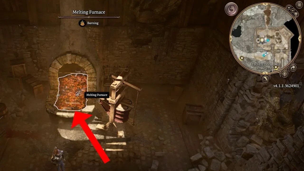 Baldur's Gate 3 Where to find the Melting Furnace in BG3