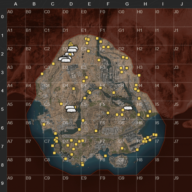 All Warzone hidden cache locations (updated map) Season 6 Warzone