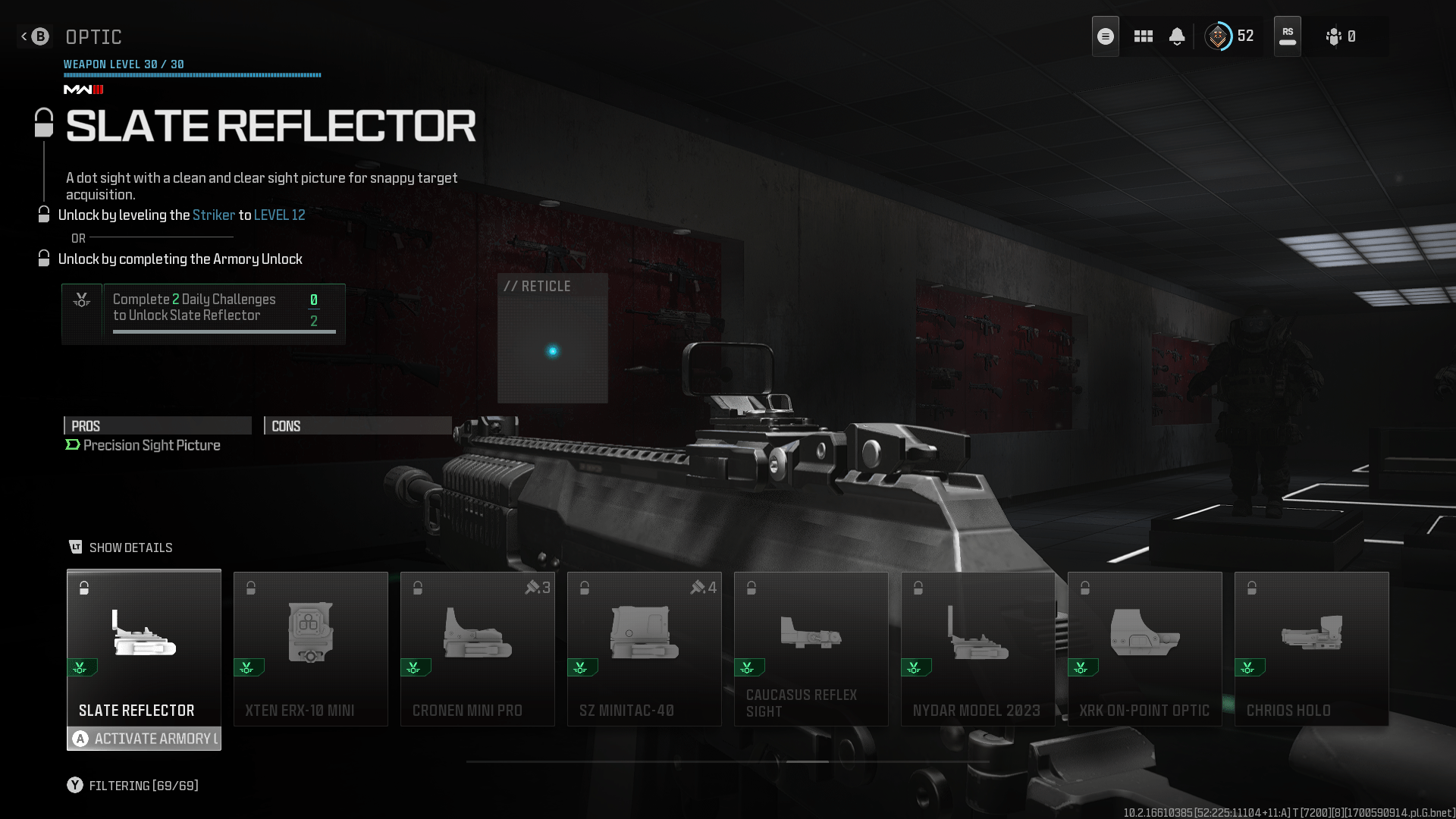 How to unlock the Slate Reflector in MW3