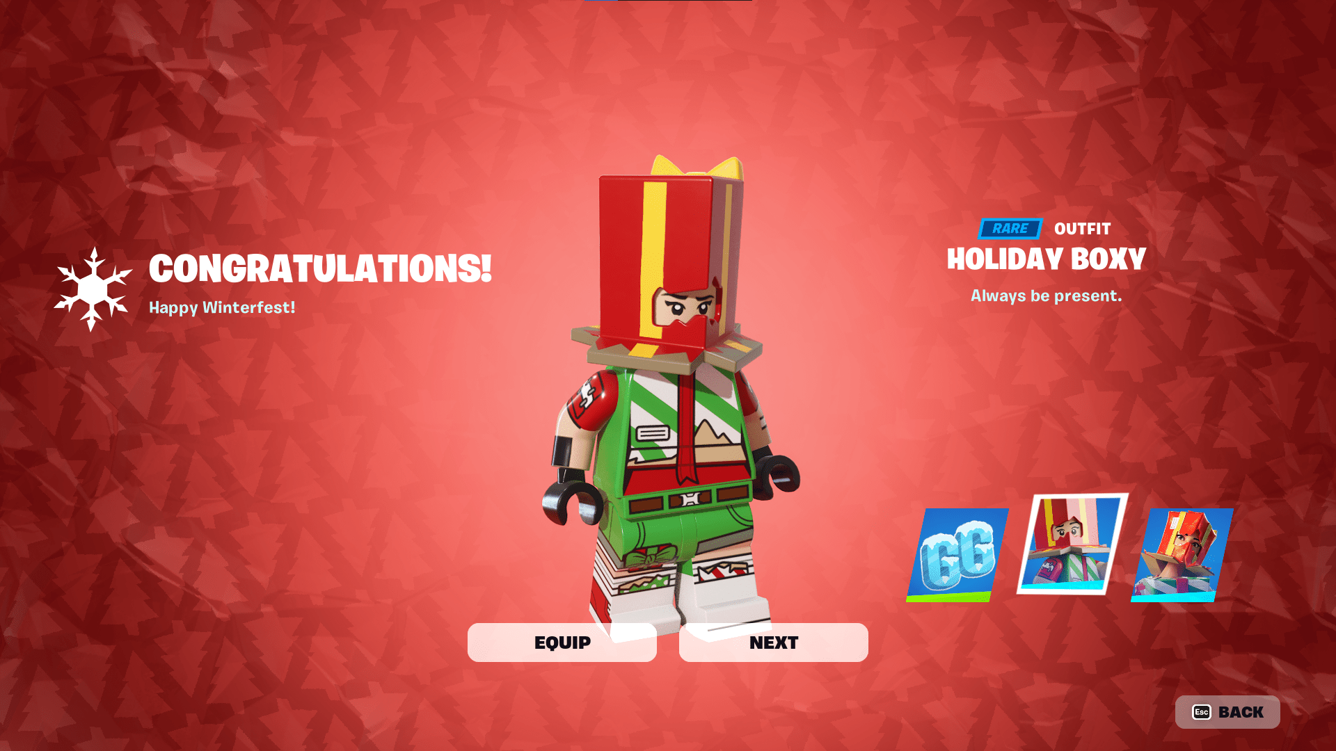 How to unlock free Holiday Boxy outfit in Fortnite and LEGO Fortnite