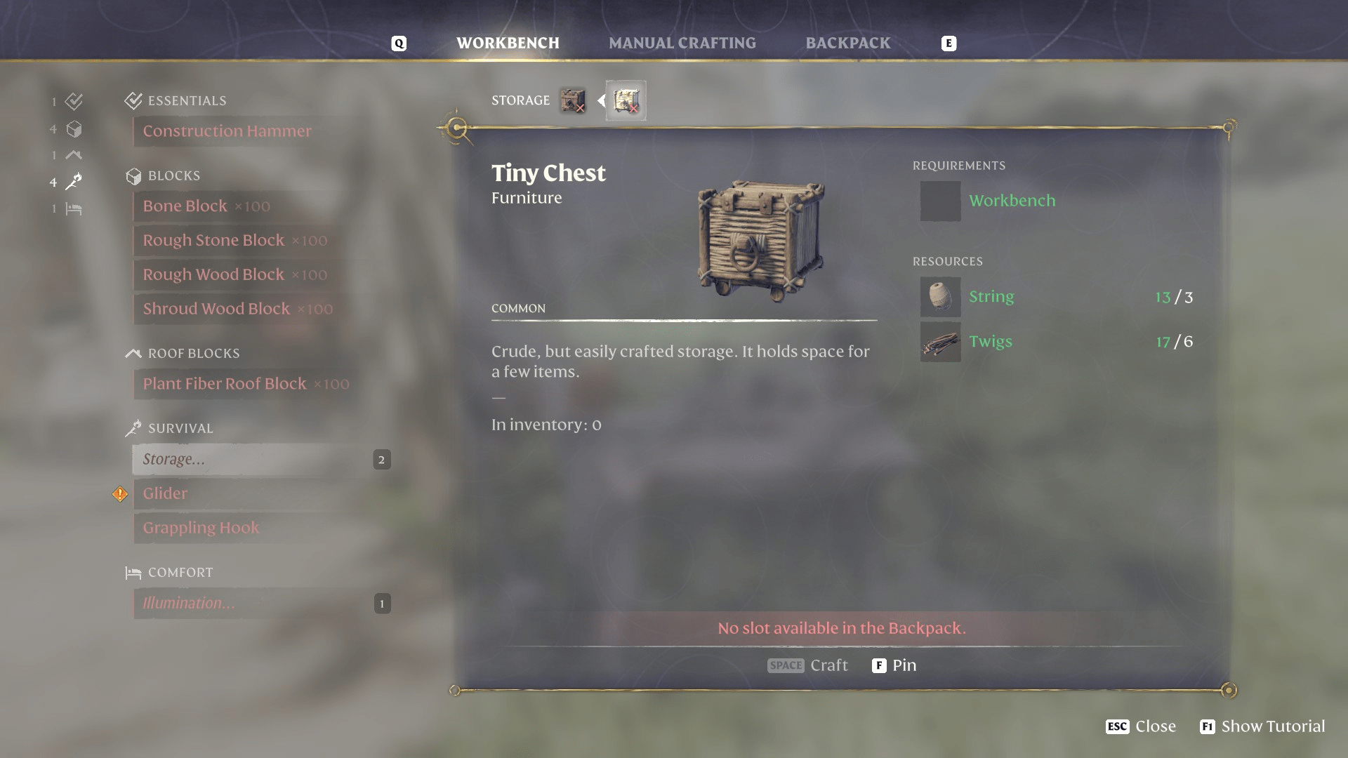 How To Craft Storage Chests In Enshrouded Dot Esports My XXX Hot Girl