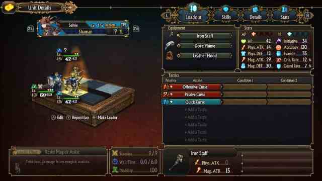 Best Unit Composition and Formation in Unicorn Overlord