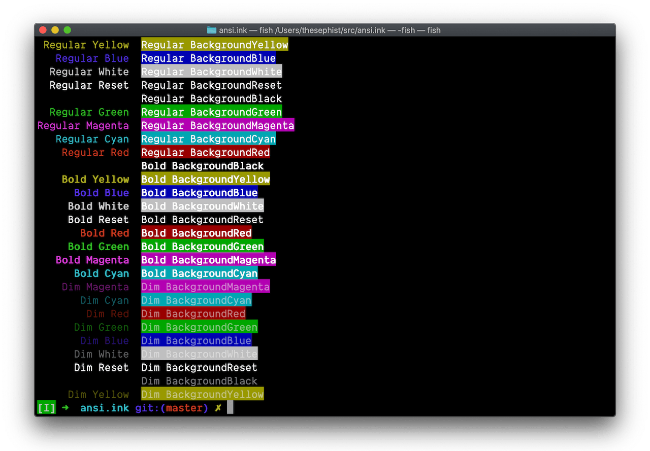 Better terminal output from Ink with ANSI escape codes Ink