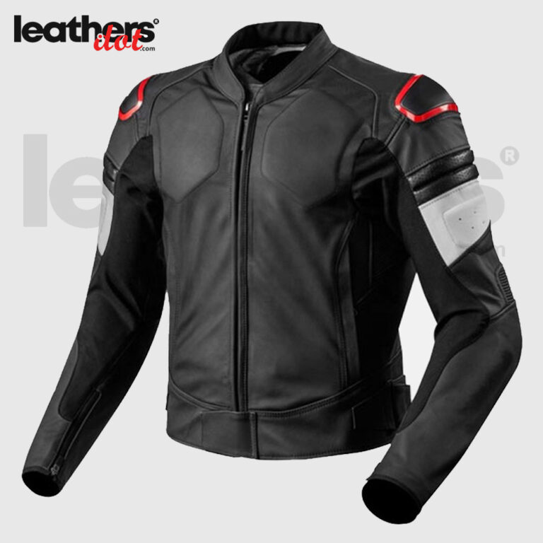 Safety Black Men Cordura Mesh & Pro Leather Riding Motorcycle Jacket