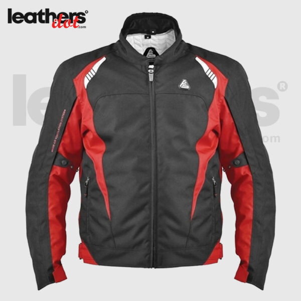 Men's Armored Padded Mesh Motorcycle Riding Jacket