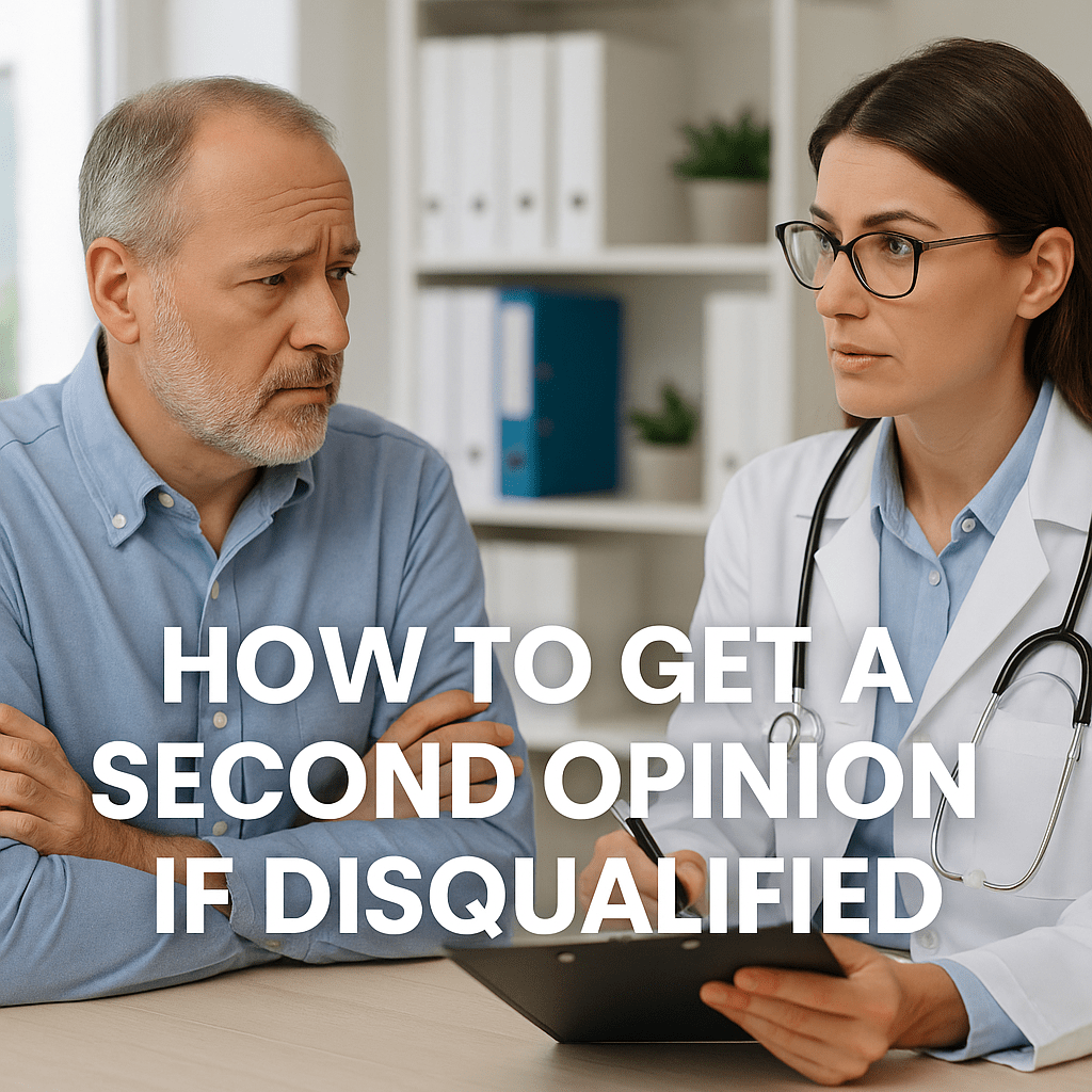 How to Get a Second Opinion If Disqualified from a DOT Physical 80
