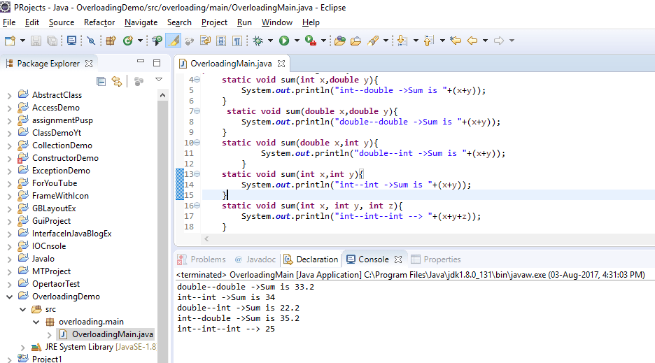 Method Overloading in Java Guide