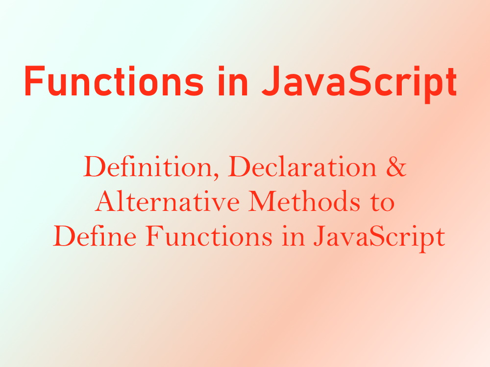 Javascript Function
