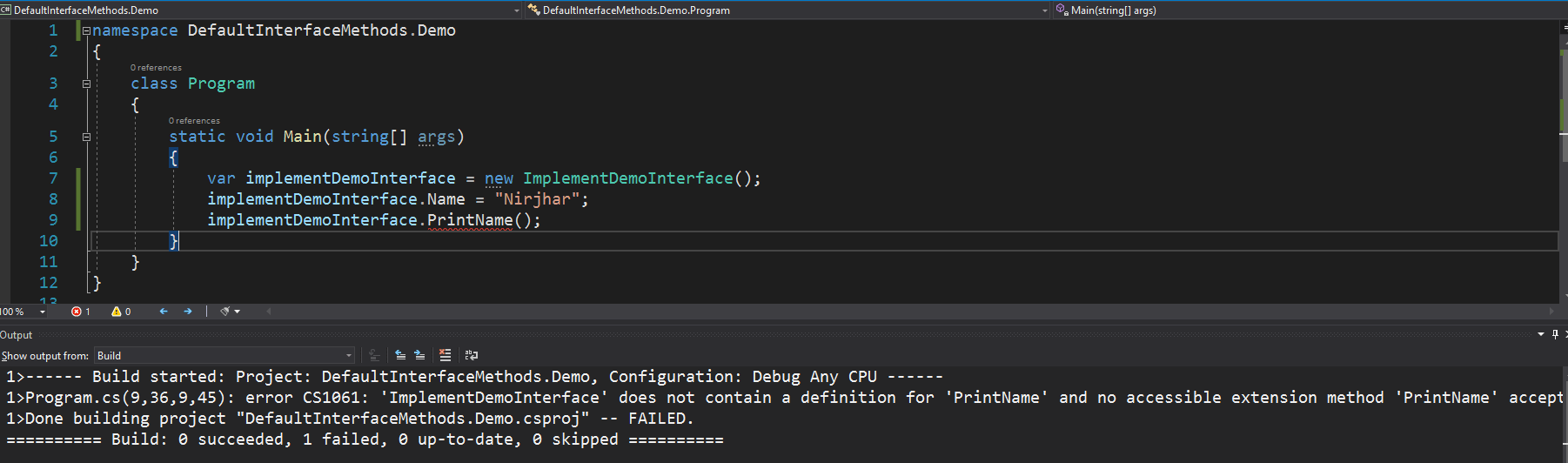 Deep dive into Default Interface methods in C 8 Core Central