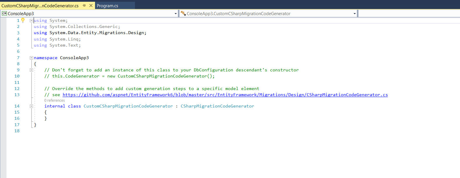 Entity Framework Code First generators templates
