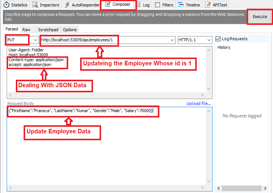 How to Implement PUT Method in  API Dot Net Tutorials