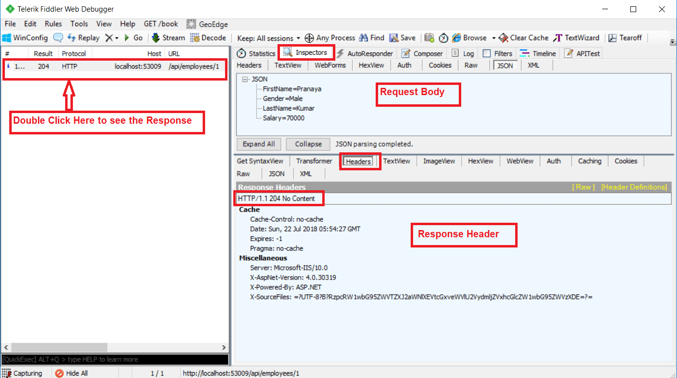 How to Implement PUT Method in  API Lemborco