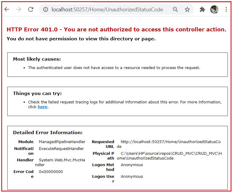 Status Result in MVC Application Dot Net Tutorials
