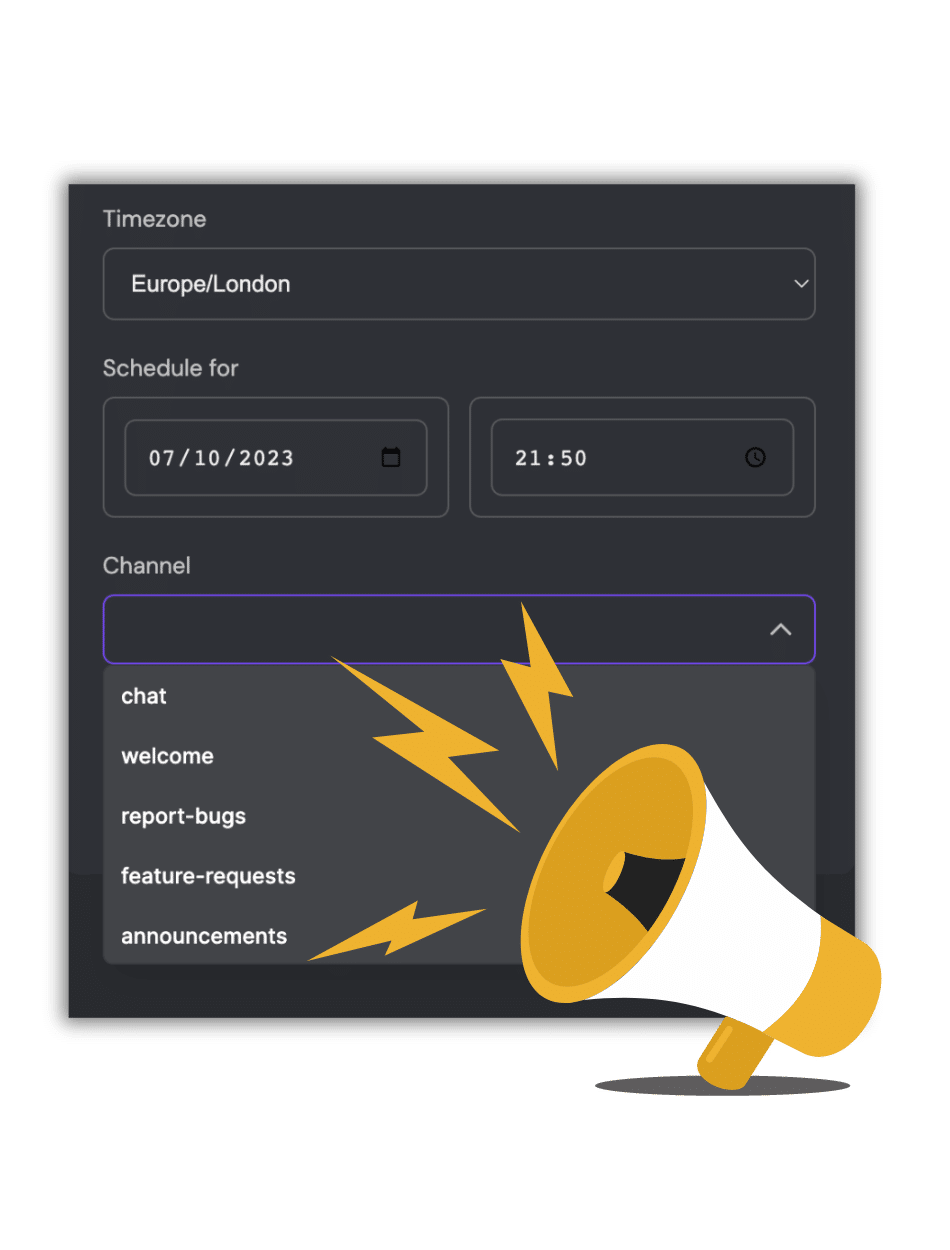 Free Discord Announcement Bot & Simple Management Dashboard