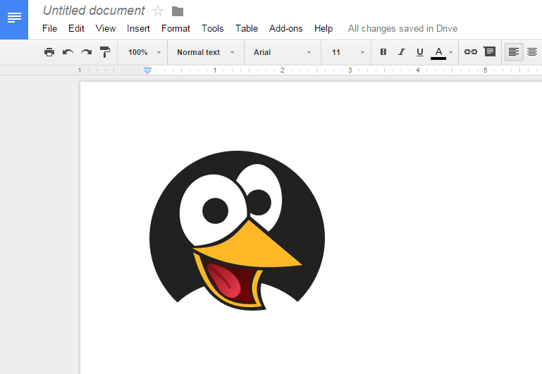 insert Clip Art in Google Docs d