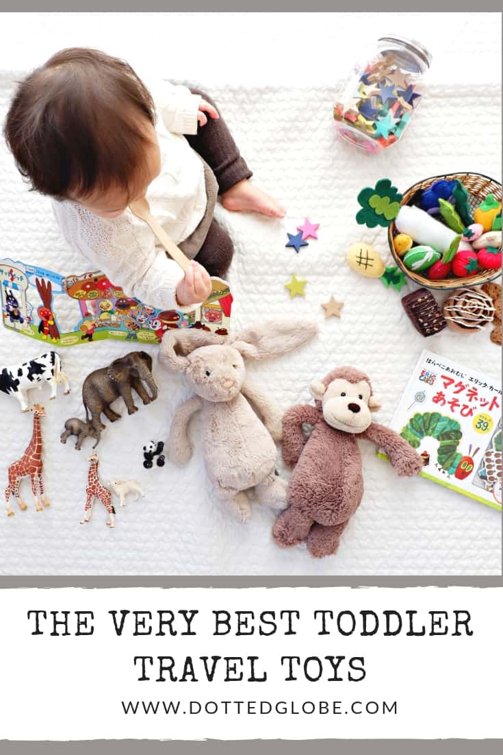 14 Best Travel Toys for Toddlers on Airplanes Flying with Kids!