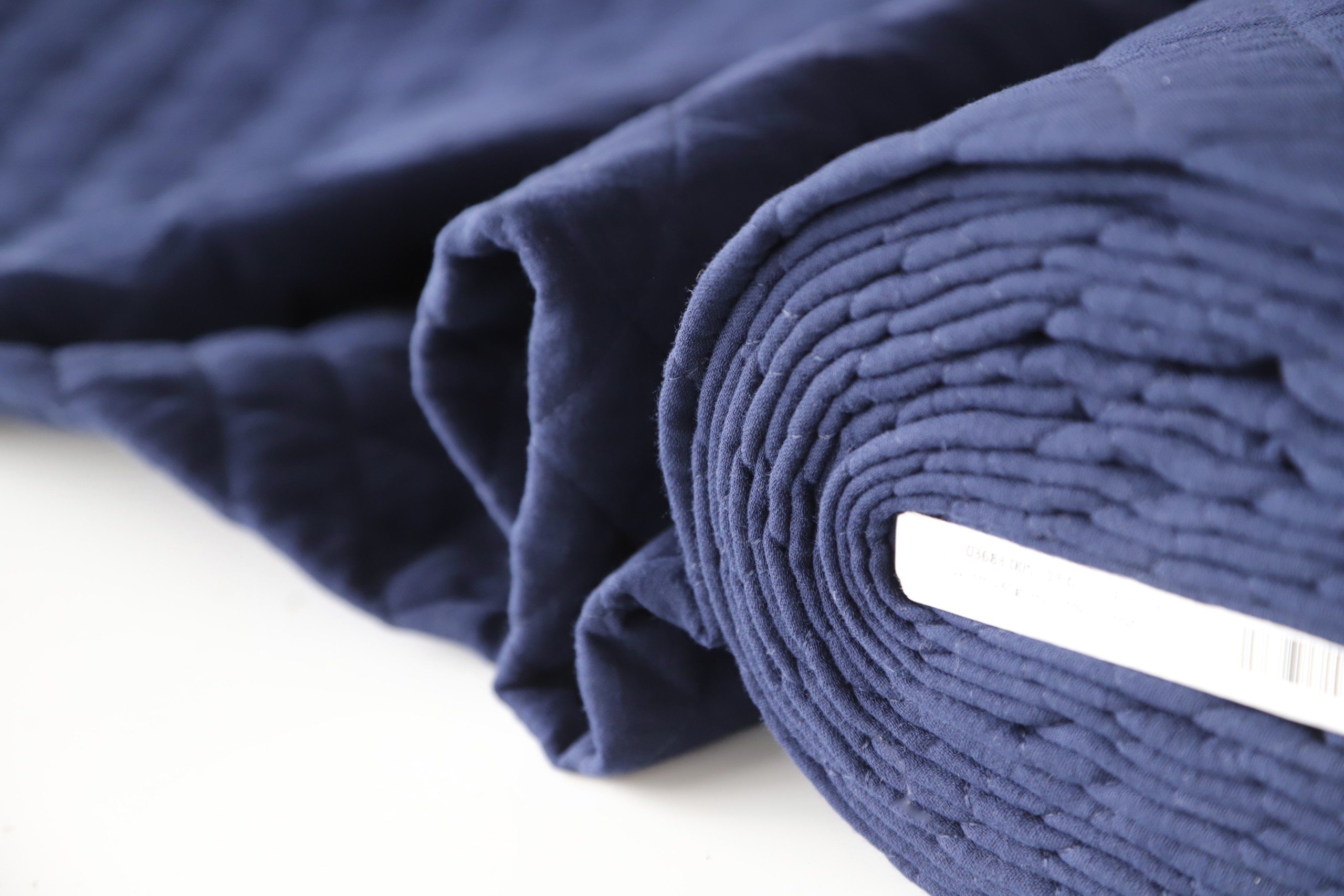 Quilted Double Gauze Navy Dot To Dot Studio