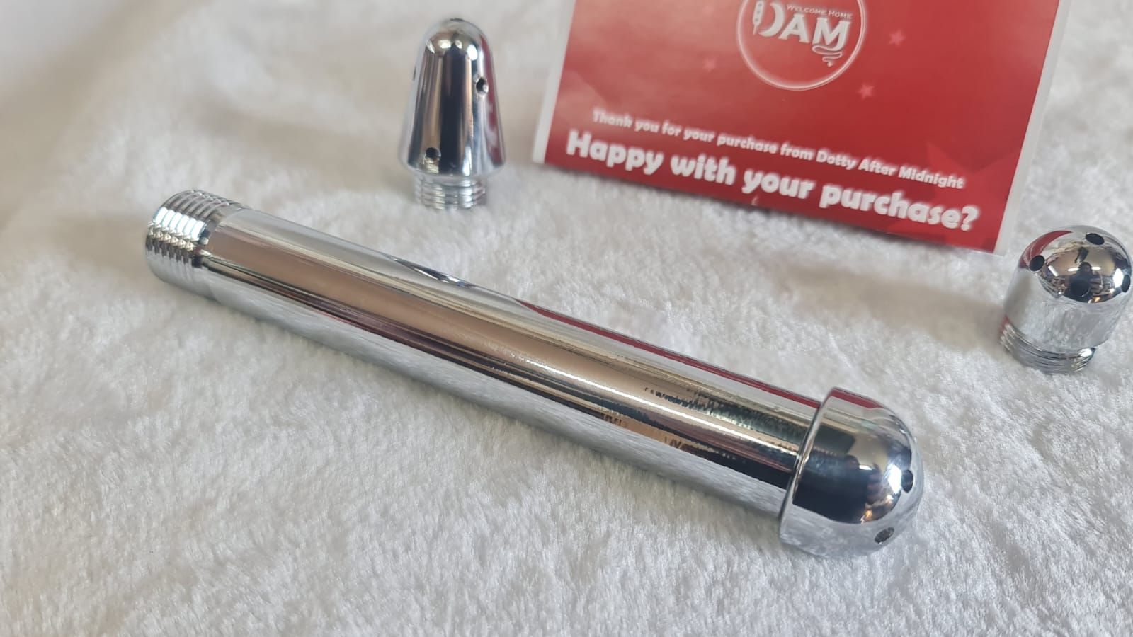 Shower head attachable douche Dotty After Midnight