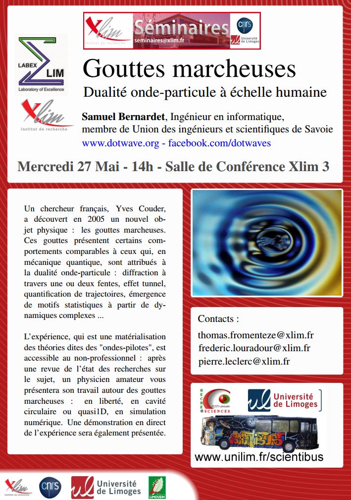 DotWave Keynote at XLIM Lab in Limoges