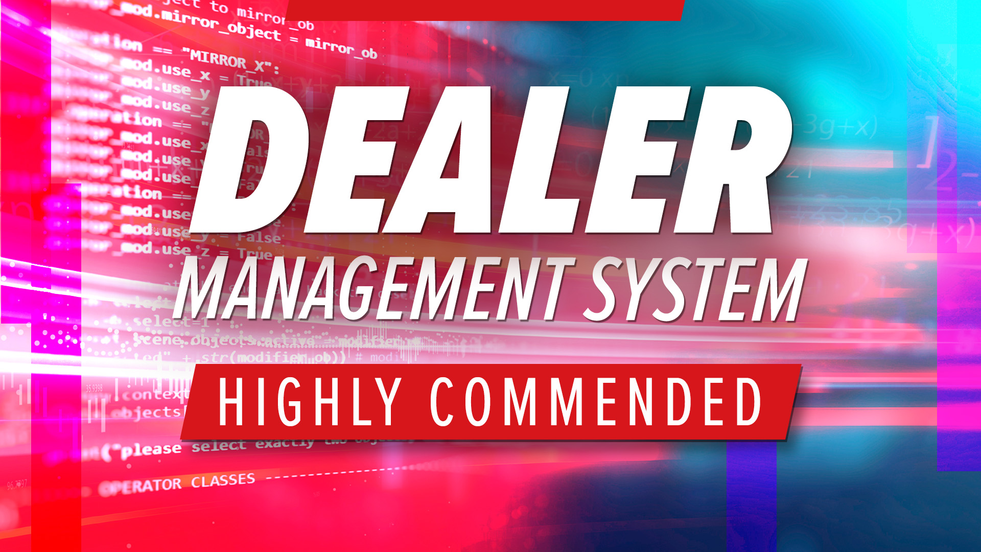 DealerKit Highly commended Dealer Management System 2024 Car Dealer