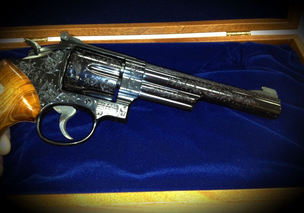 Smith & Wesson Hand Engraved Custom Shop Model 29 (150145) Double