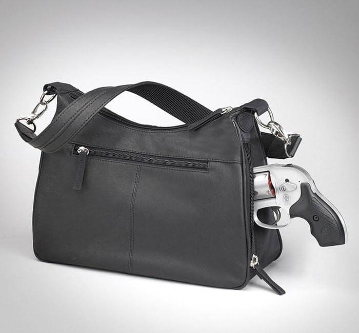 Gun Tote'n Mamas (GTM70) Concealed Carry Basic Hobo Handbag Double