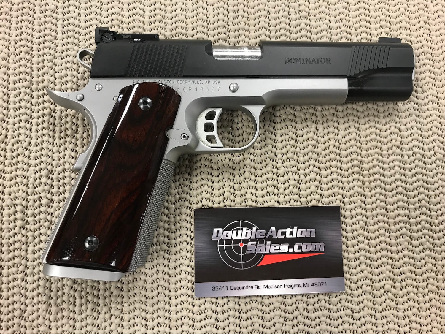 Nighthawk Custom Dominator (Used) Double Action Indoor Shooting