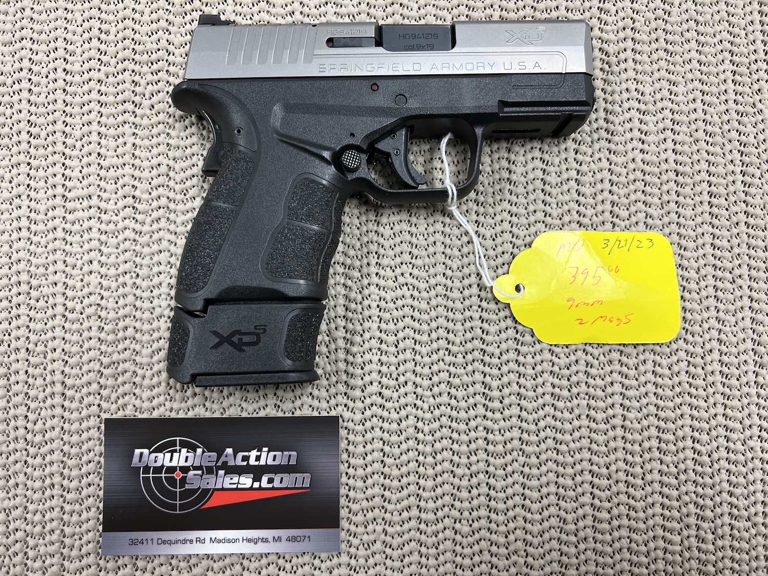 Springfield XDS9 (Used) Double Action Indoor Shooting Center & Gun Shop