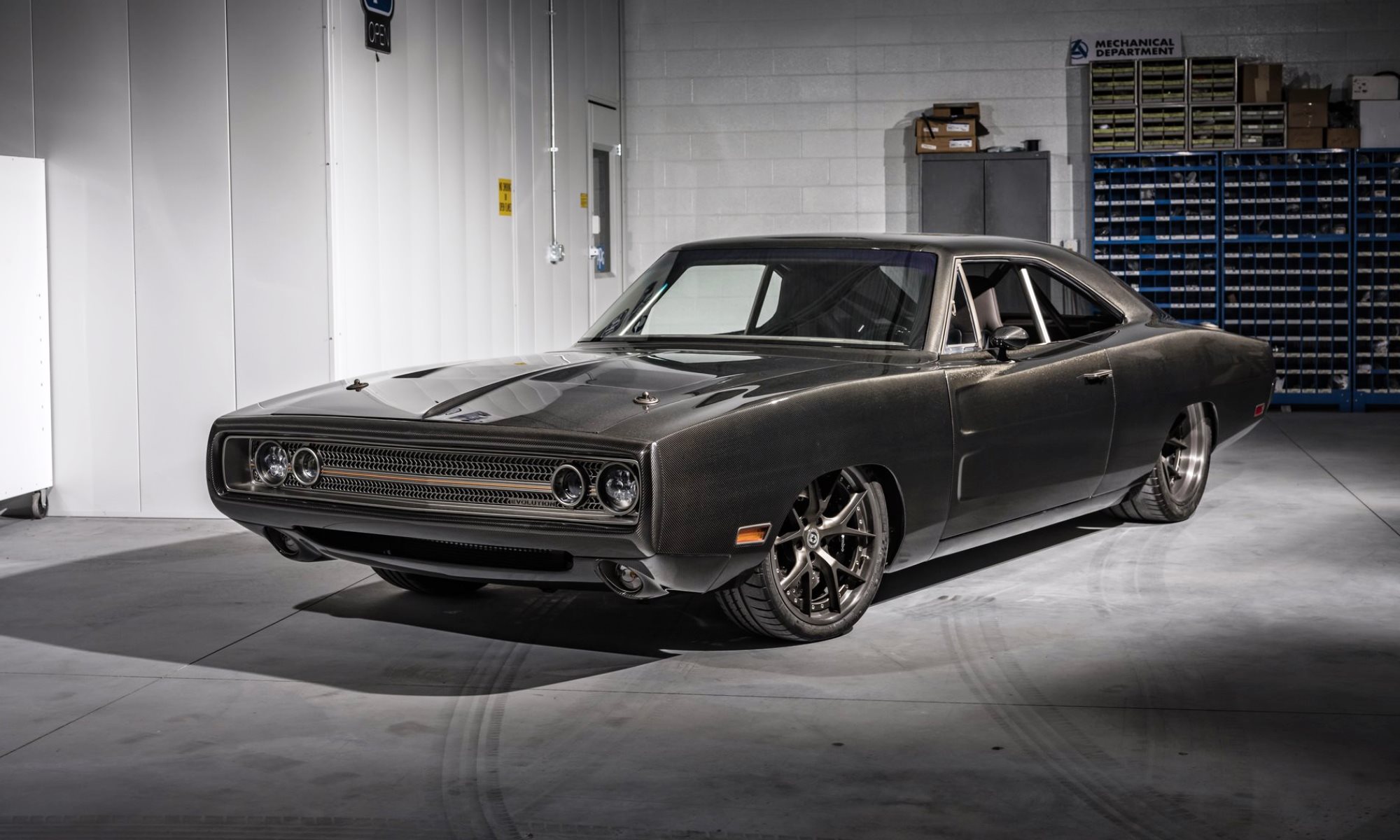 SpeedKore Dodge Charger Evolution is an allcarbonfibre muscle car