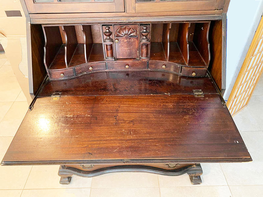 How to Refinish A Secretary desk Double Arrow Designs