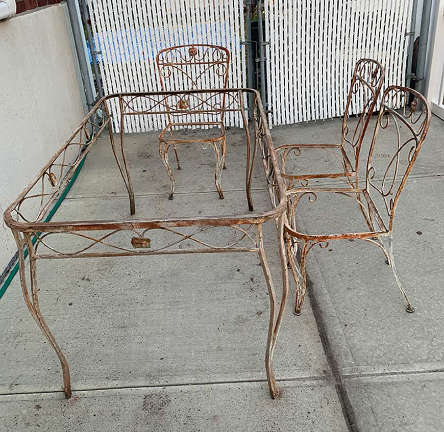 Easy steps to Repurposed Patio Furniture Double Arrow Designs