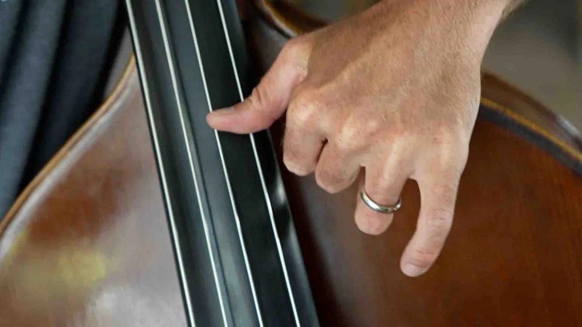 What part of the thumb should you use for double bass thumb position