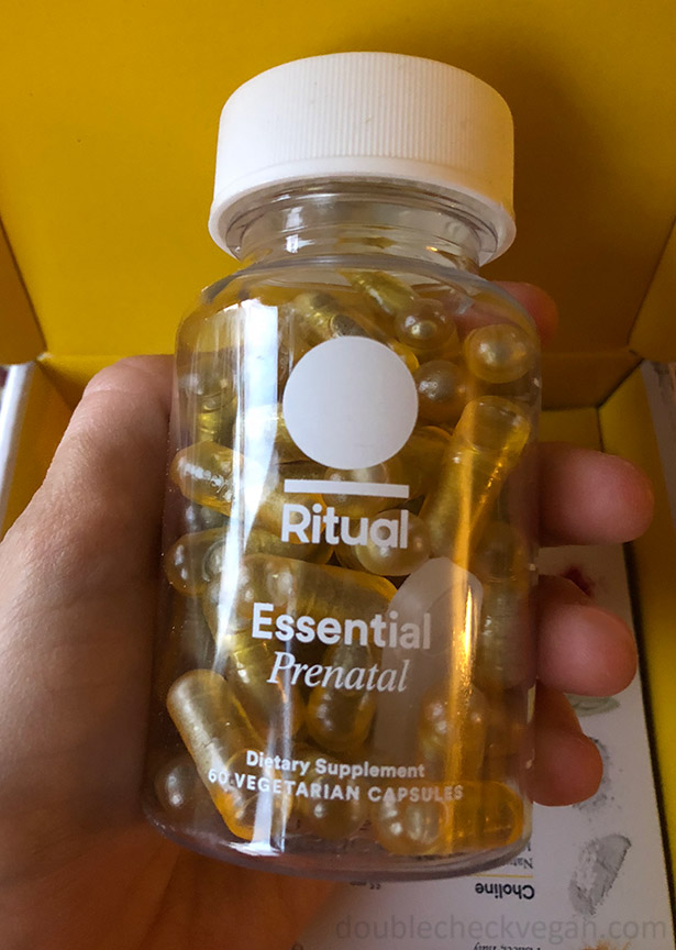 Ritual Essential Prenatal, a new vegan prenatal supplement
