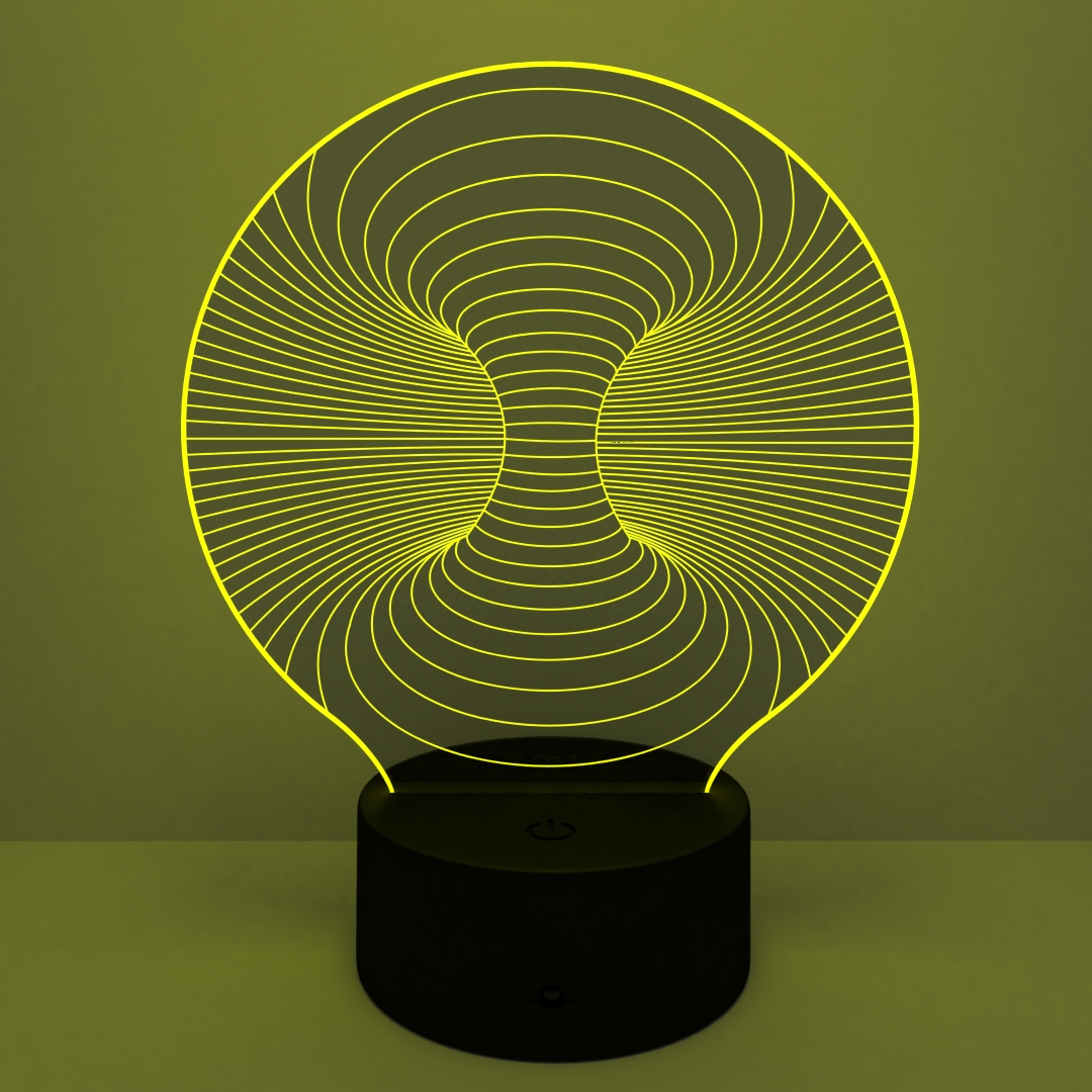 3D Illusion LED Lamp – Double Cut Designs LLC