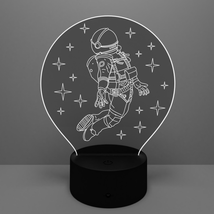 Astronaut LED Lamp – Double Cut Designs LLC